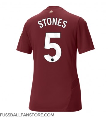 Manchester City John Stones #5 Replik 3rd trikot Damen 2024-25 Kurzarm